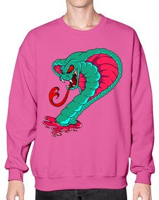 Snake 215# - cartoon animals- Sweatshirt - Crew