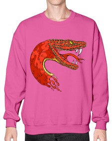 Snake 223# - cartoon animals- Sweatshirt - Crew