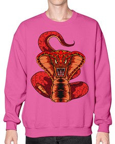 Snake 225# - cartoon animals- Sweatshirt - Crew