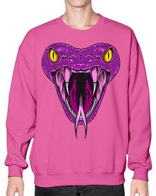 Snake 228# - cartoon animals- Sweatshirt - Crew