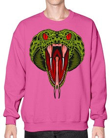 Snake 229# - cartoon animals- Sweatshirt - Crew