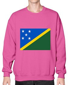 Solomon Islands 1855# - world flags- Sweatshirt - Crew