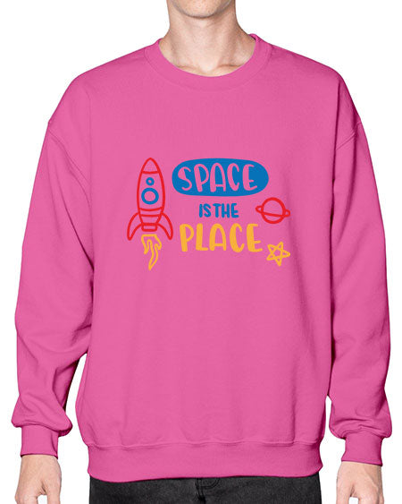 Spaceistheplace 11# - space- Sweatshirt - Crew