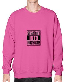 Straight into fourth grade 893# - fourth grade- Sweatshirt - Crew