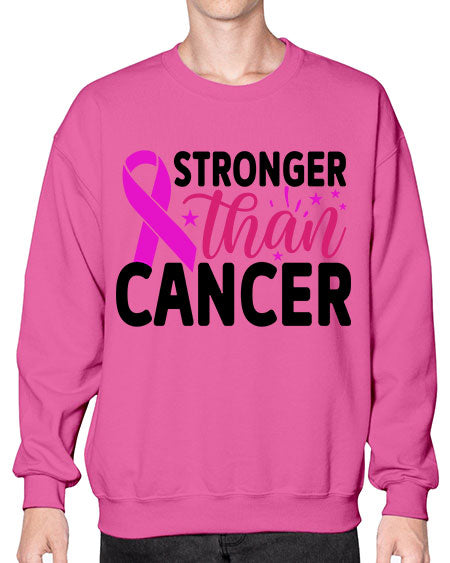 Stronger Than Cancer 6# - breast cancer- Sweatshirt - Crew