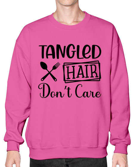 Tangled hair dont care 01# - summer- Sweatshirt - Crew