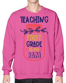 Teaching First Grade 932# - first grade- Sweatshirt - Crew
