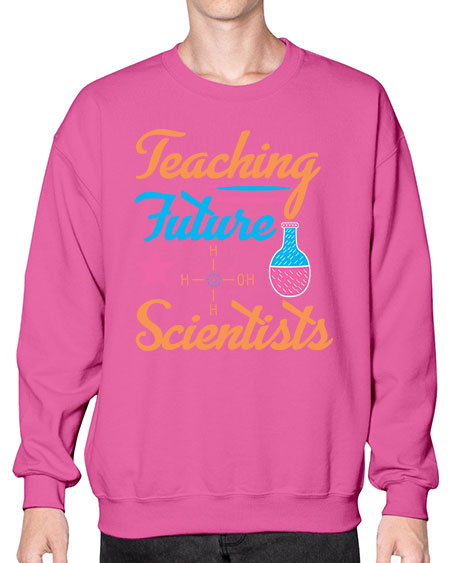 TeachingfuturescientistsScience tshirt design Sciencetshirtdesign 23# - general science- Sweatshirt - Crew