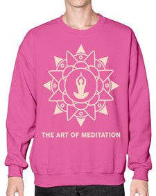 The Art of Meditation 543# - yoga- Sweatshirt - Crew
