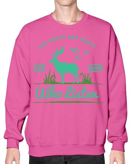 The Earth Has Music 15# - nature- Sweatshirt - Crew