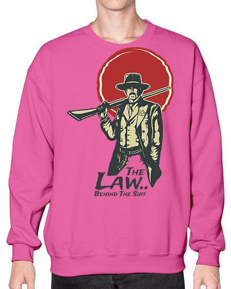 The Law Behind The Suit 1520# - lawyer- Sweatshirt - Crew