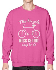 The bicycle kick is not easy to do 3# - bicycle- Sweatshirt - Crew