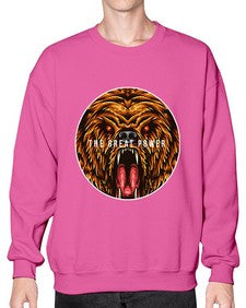 The great power of bear 250# - cartoon animals- Sweatshirt - Crew