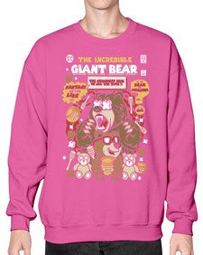 The incredible bear 251# - cartoon animals- Sweatshirt - Crew