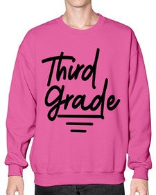 Third Grade 947# - third grade- Sweatshirt - Crew