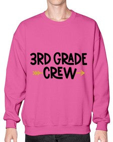 Third Grade Crew 952# - third grade- Sweatshirt - Crew