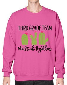Third Grade Team 977# - third grade- Sweatshirt - Crew
