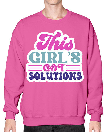 This girls got solutions 16# - general science- Sweatshirt - Crew