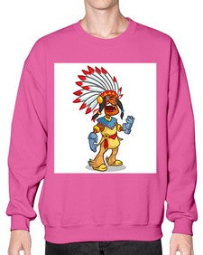 Thnksgvngindian 254# - cartoon general- Sweatshirt - Crew