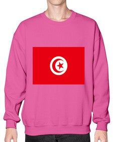 Tunisia 2014# - world flags- Sweatshirt - Crew