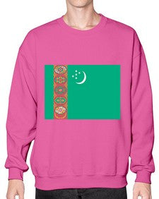 Turkmenistan 2019# - world flags- Sweatshirt - Crew