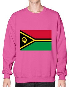 Vanuatu 2052# - world flags- Sweatshirt - Crew