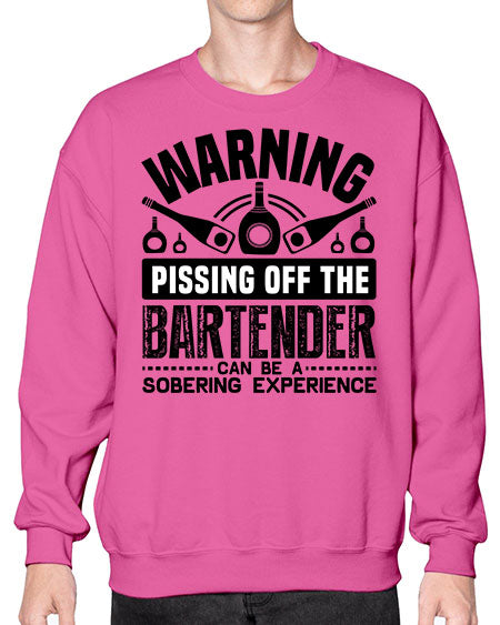 Warning Style 462# - bartender- Sweatshirt - Crew
