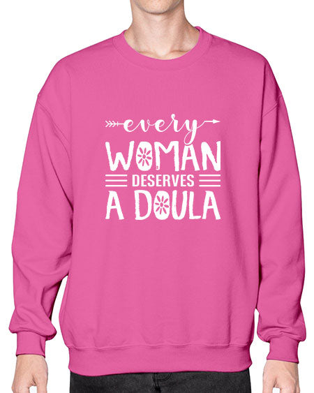 Womenseverywomandeservesadoula1651# - doubla- Sweatshirt - Crew