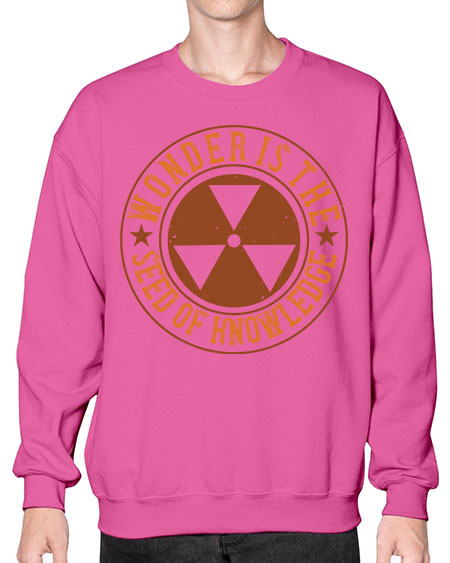 Wonder is the seed of knowledge 296# - general science- Sweatshirt - Crew