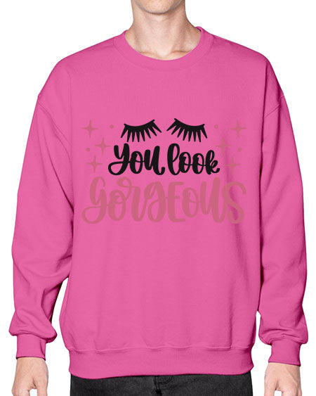 You Look Gorgeous Style 2# -makeup Sweatshirt - Crew