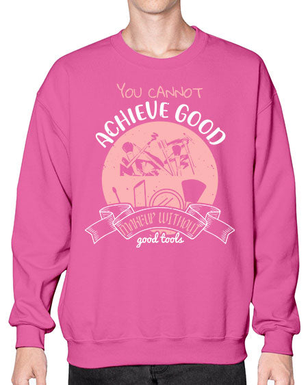 You cannot achieve good makeup without good tools Style 173# -makeup Sweatshirt - Crew