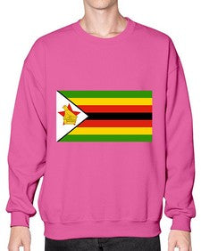 Zimbabwe 2161# - world flags- Sweatshirt - Crew