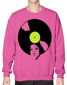 afrovinyl 63# - black girls or women- Sweatshirt - Crew