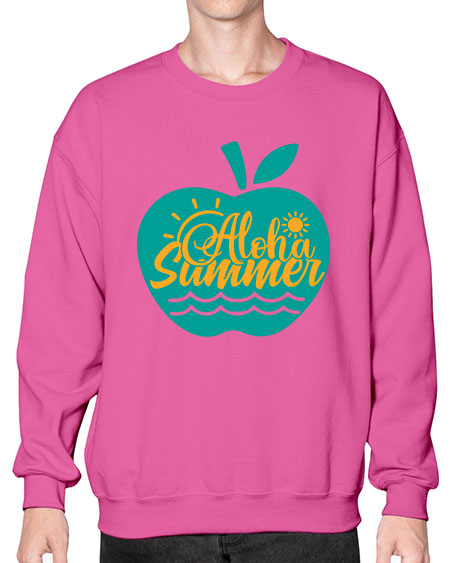 aloha summer Style 110# - summer- Sweatshirt - Crew