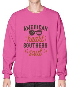 american heart southern soul 231# - western- Sweatshirt - Crew