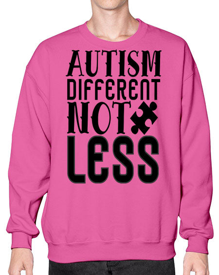 autism different not less 5214# - autism- Sweatshirt - Crew