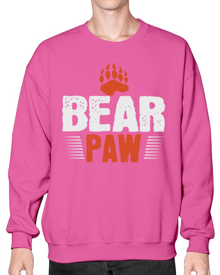 bear paw 39# - bears - animals- Sweatshirt - Crew