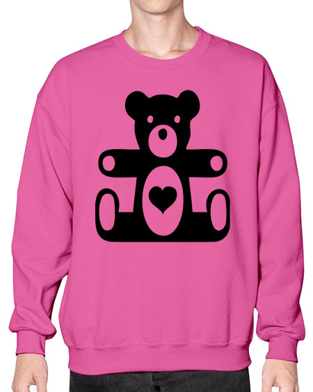 bear with heart 47# - bears - animals- Sweatshirt - Crew