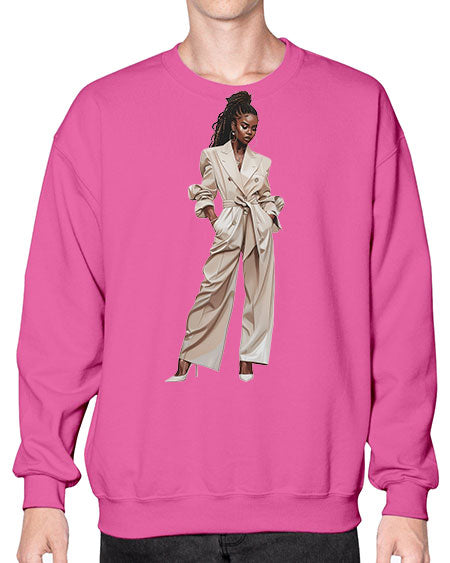 beautiful girl 15# -  fashion- Sweatshirt - Crew