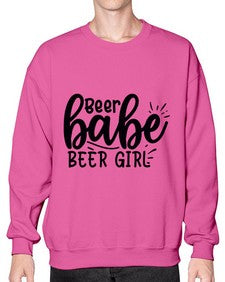 beer babe beer girl 45# - beer- Sweatshirt - Crew