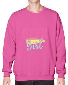 beer girl 48# - beer- Sweatshirt - Crew