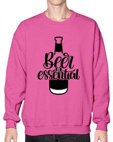 beer is essential 650# - beer- Sweatshirt - Crew
