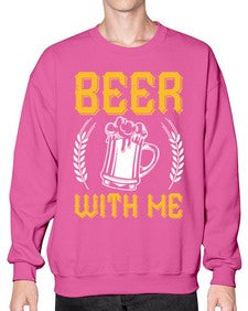 beer with me 662# - beer- Sweatshirt - Crew