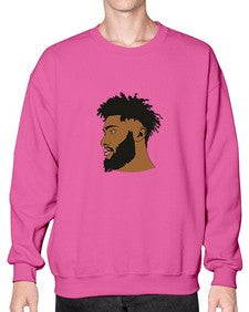 black man style 3# - black boys or men- Sweatshirt - Crew