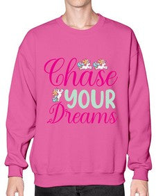 chase your dreams 79# - unicorn- Sweatshirt - Crew