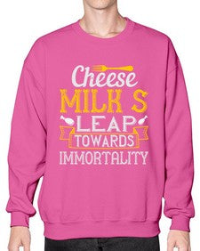 cheesemilks leap towards immortality 87# - cooking- Sweatshirt - Crew