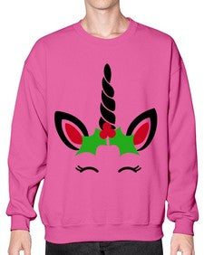 christmas unicorn 81# - unicorn- Sweatshirt - Crew