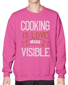 cooking is love made visible 134# - cooking- Sweatshirt - Crew