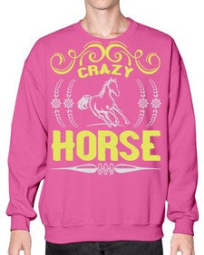 crazy horse Style 9# - horse- Sweatshirt - Crew