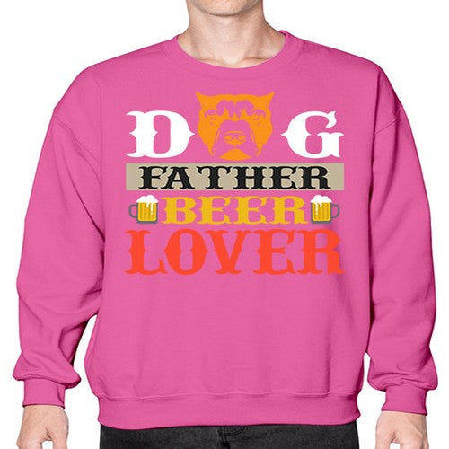 dog father beer lover 76# - dogs- Sweatshirt - Crew